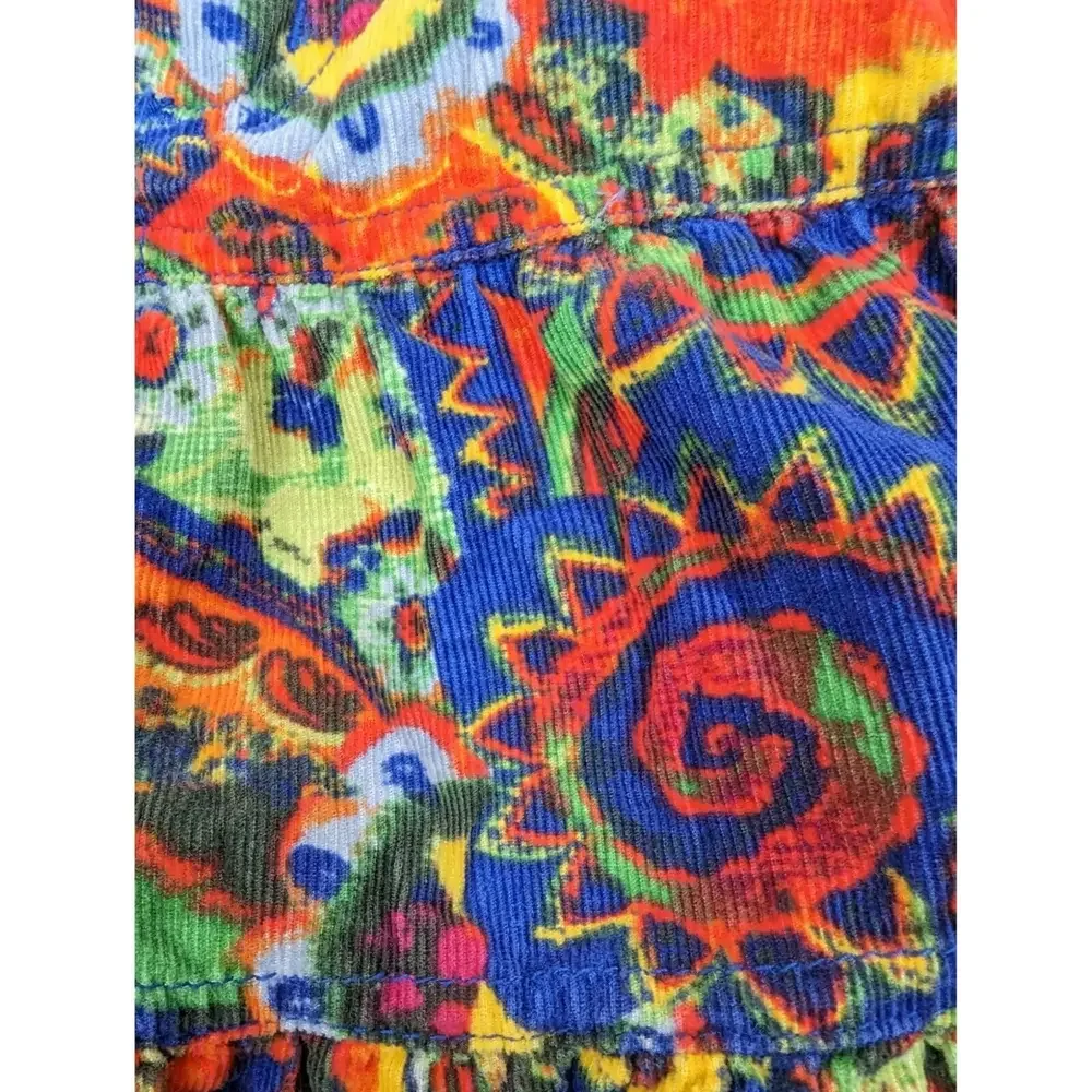 The Children's Place Vibrant Colored‎ Corduroy Tiered Skirt Size 8